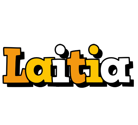 Laitia cartoon logo