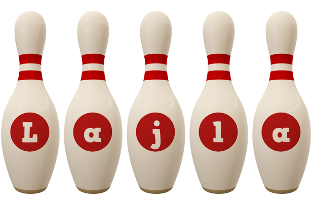 Lajla bowling-pin logo