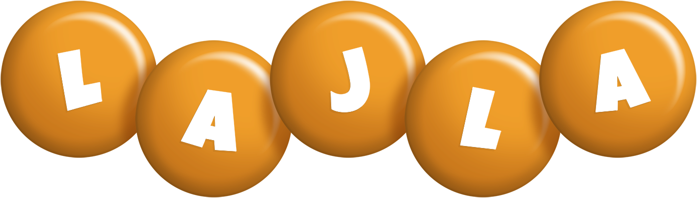 Lajla candy-orange logo