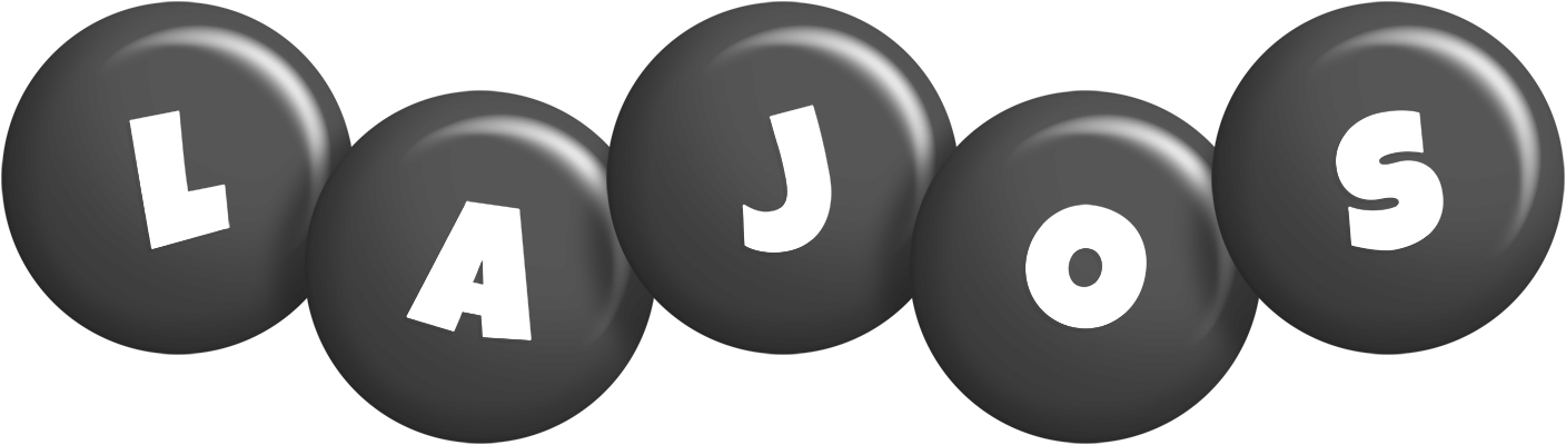 Lajos candy-black logo