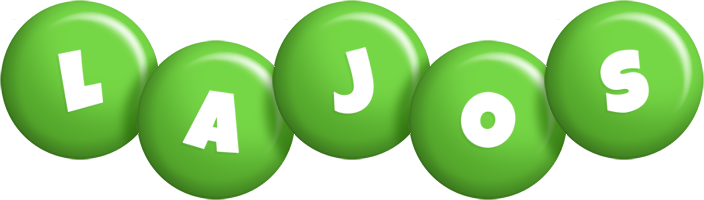 Lajos candy-green logo
