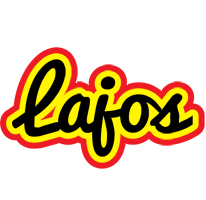 Lajos flaming logo