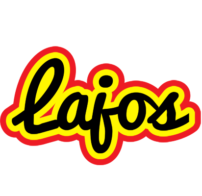 Lajos flaming logo