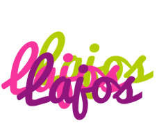 Lajos flowers logo