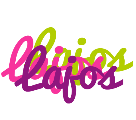 Lajos flowers logo