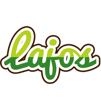 Lajos golfing logo