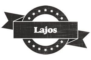 Lajos grunge logo