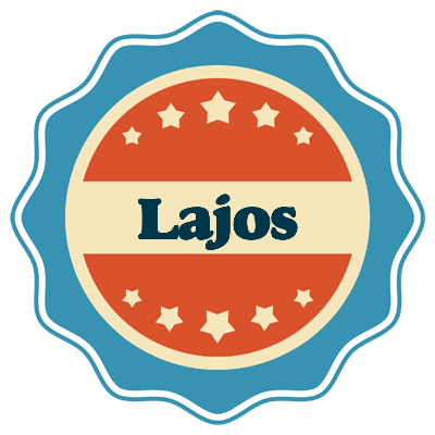 Lajos labels logo
