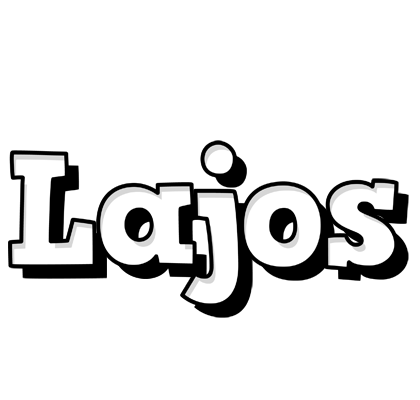 Lajos snowing logo