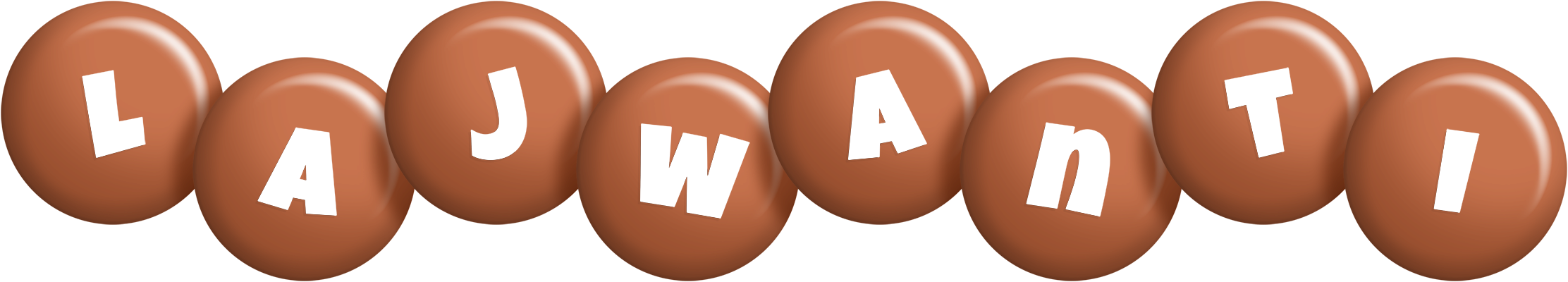 Lajwanti candy-brown logo