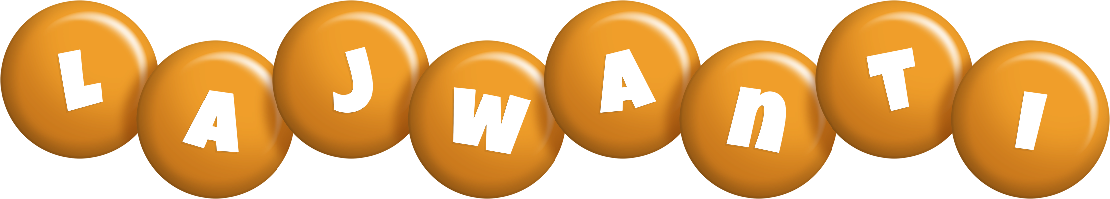 Lajwanti candy-orange logo
