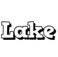Lake snowing logo