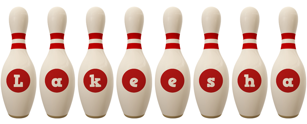 Lakeesha bowling-pin logo