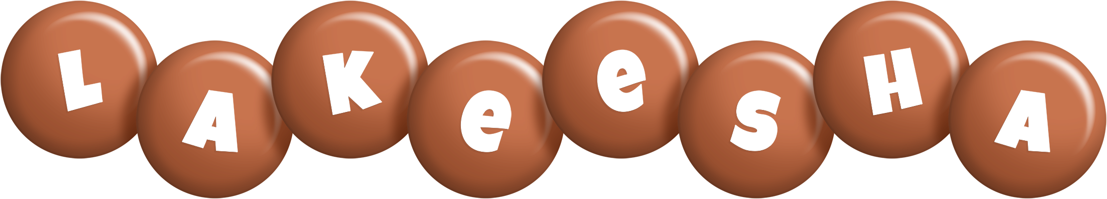 Lakeesha candy-brown logo