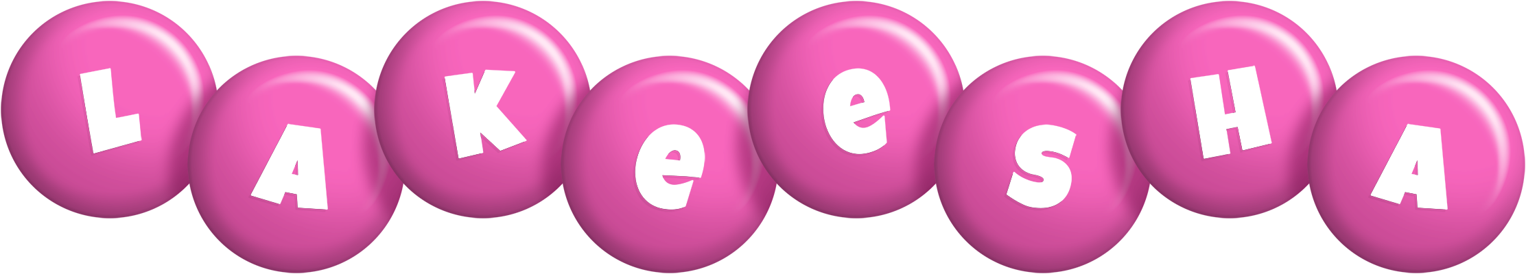 Lakeesha candy-pink logo