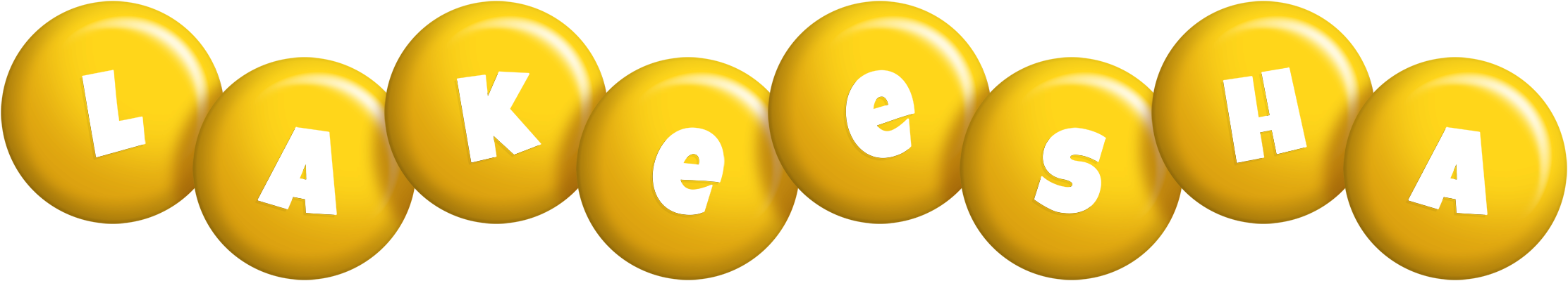 Lakeesha candy-yellow logo
