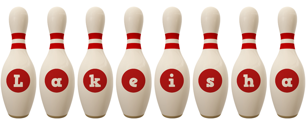 Lakeisha bowling-pin logo