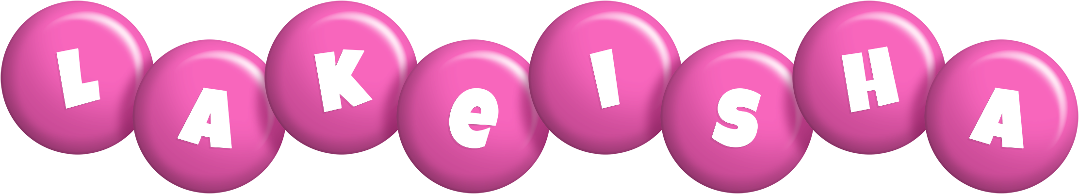 Lakeisha candy-pink logo