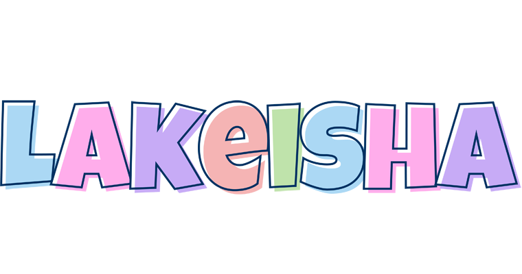 Lakeisha pastel logo