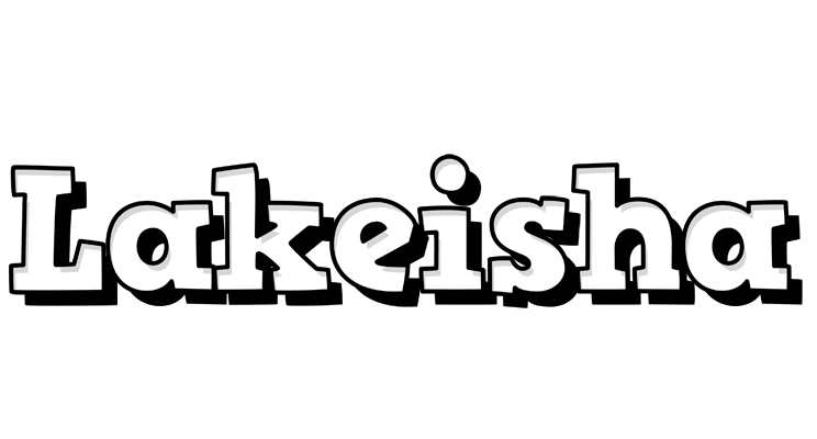 Lakeisha snowing logo