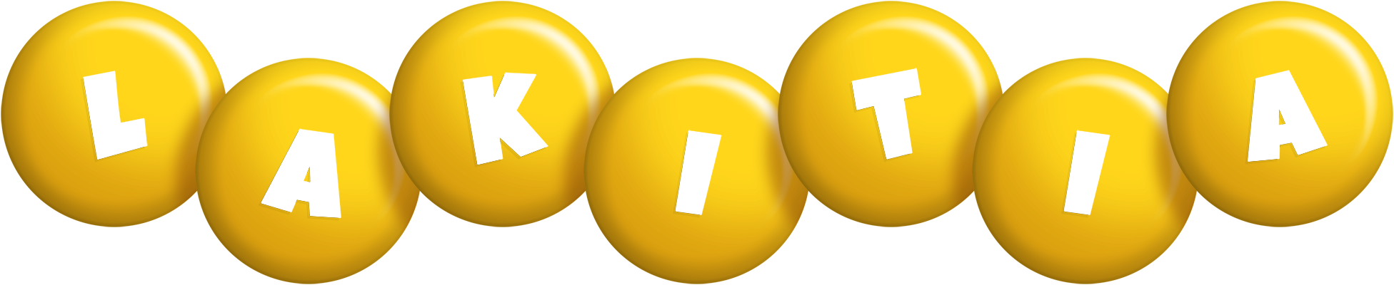 Lakitia candy-yellow logo