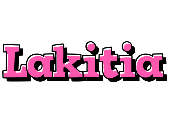 Lakitia girlish logo