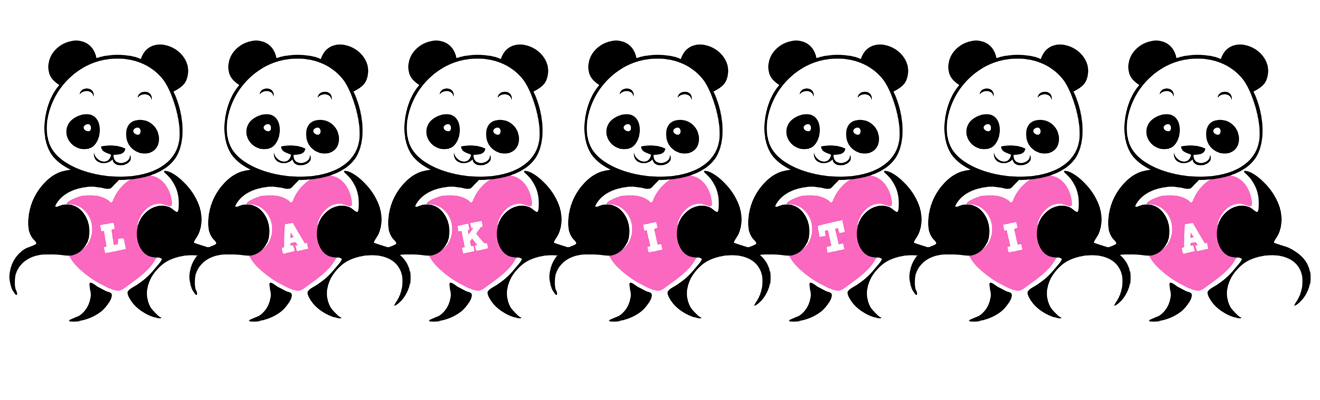 Lakitia love-panda logo