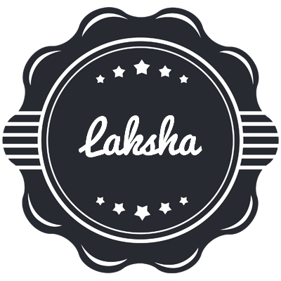 Laksha badge logo