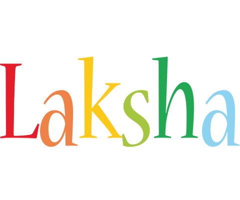 Laksha birthday logo