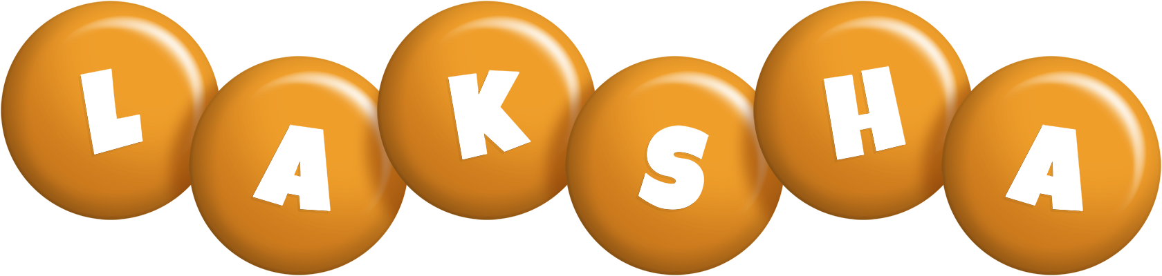 Laksha candy-orange logo