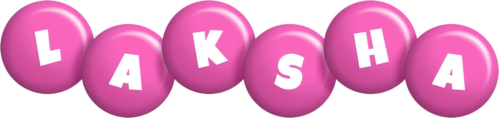 Laksha candy-pink logo