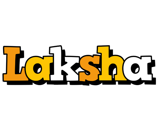 Laksha cartoon logo