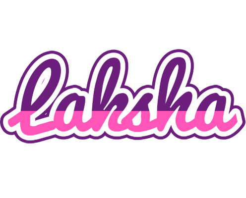 Laksha cheerful logo