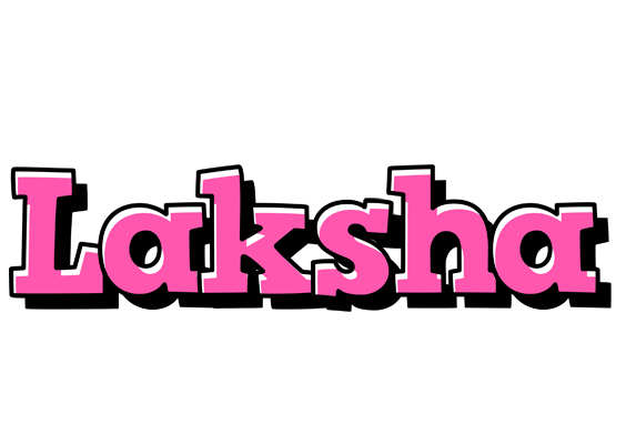 Laksha girlish logo