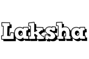 Laksha snowing logo