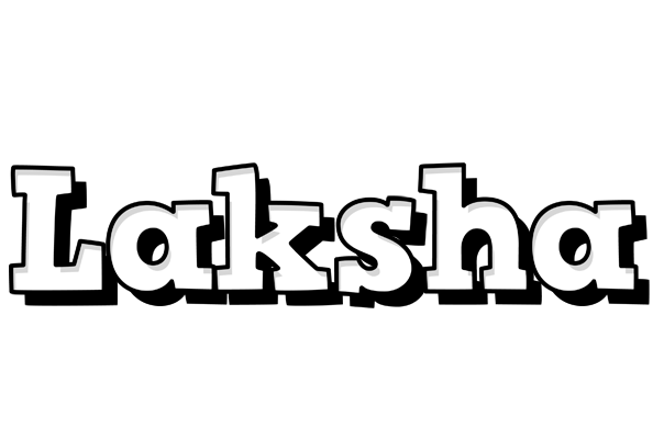 Laksha snowing logo