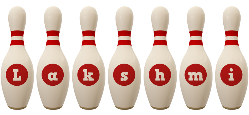 Lakshmi bowling-pin logo