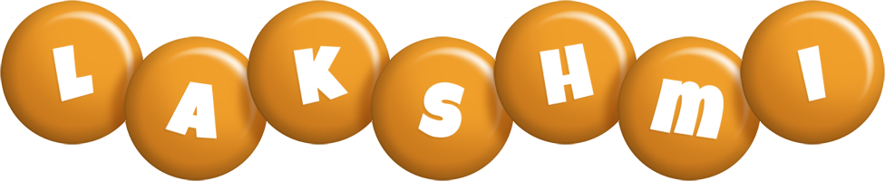 Lakshmi candy-orange logo