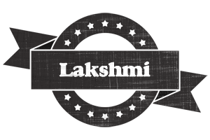 Lakshmi grunge logo