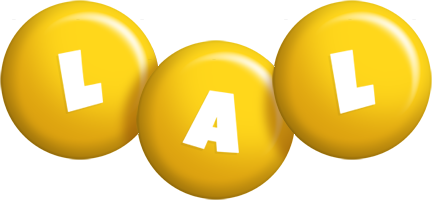 Lal candy-yellow logo