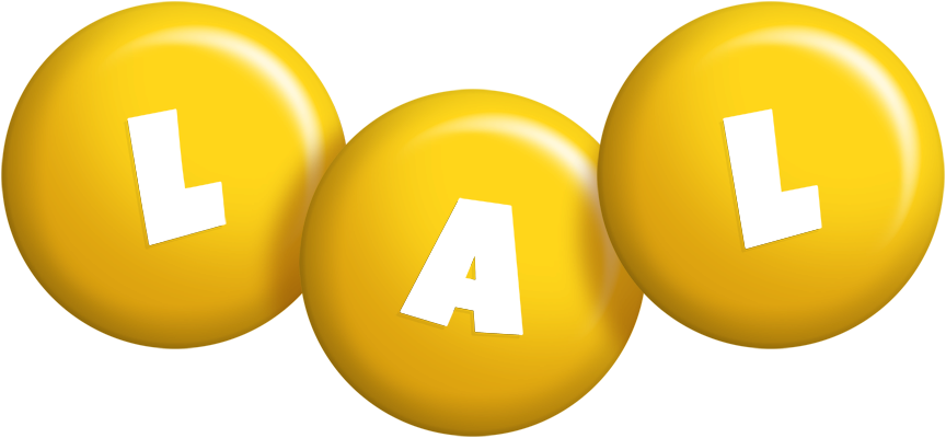 Lal candy-yellow logo