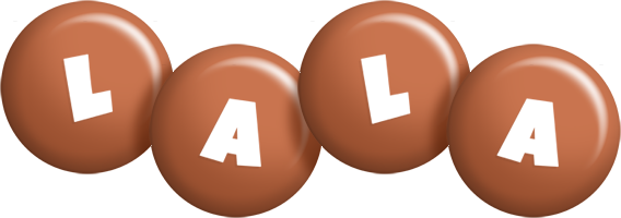 Lala candy-brown logo