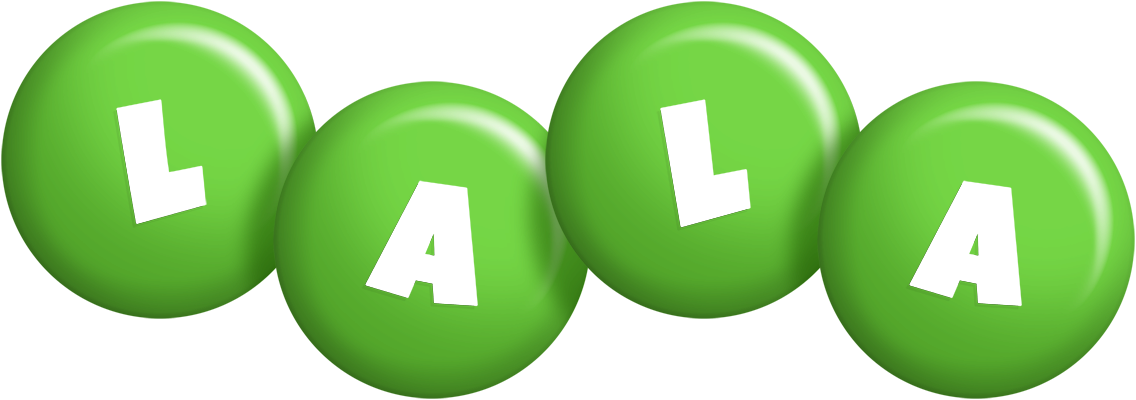 Lala candy-green logo