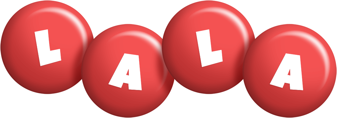 Lala candy-red logo
