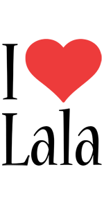 Lala i-love logo