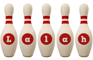 Lalah bowling-pin logo