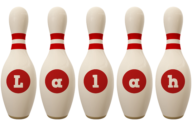 Lalah bowling-pin logo