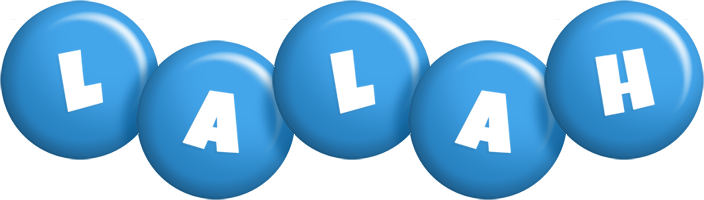 Lalah candy-blue logo