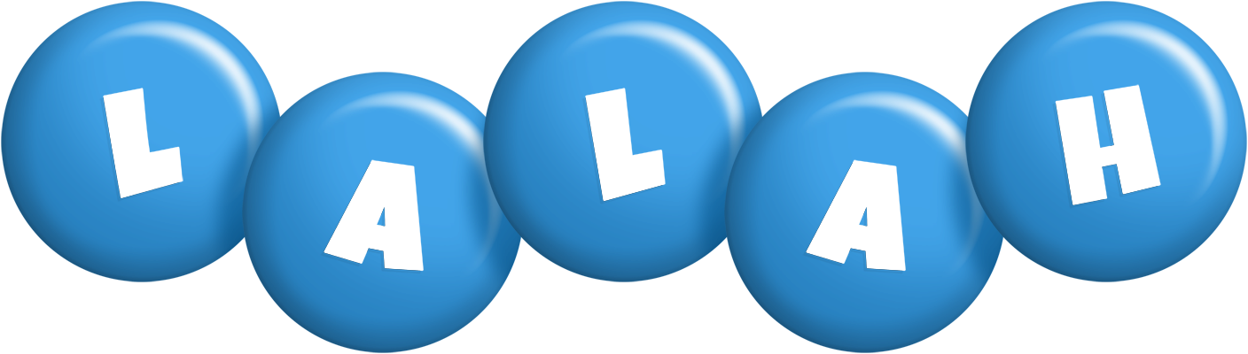 Lalah candy-blue logo