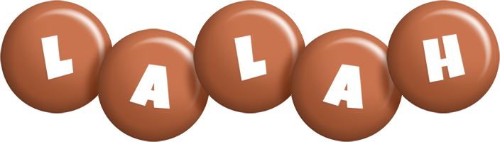 Lalah candy-brown logo